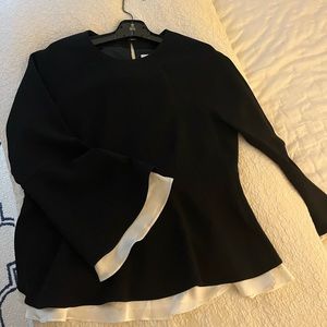 Cinq a sept dressy black top.